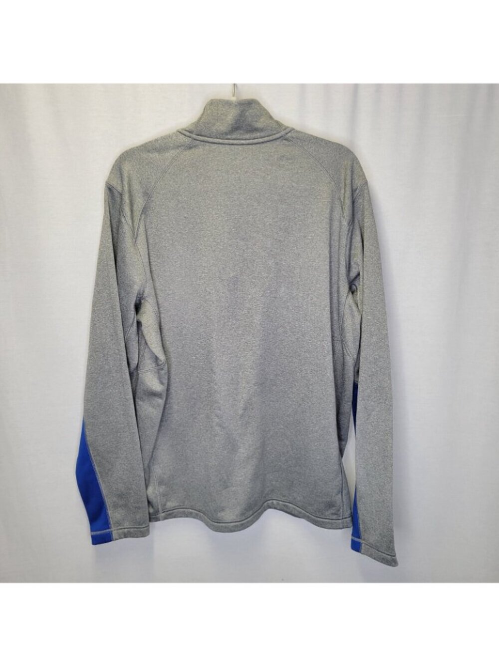 Nike Therma Fit Men's Large Pullover 1/2 Zip Gray Blue - Picture 2 of 6